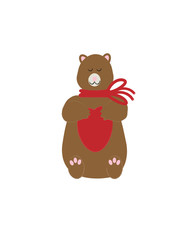 My Valentine Heart Bear
