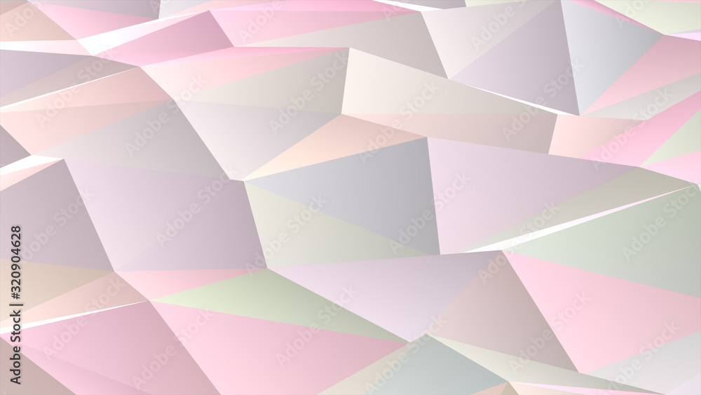 Poster abstract cg low polygonal surface. geometric triangular lines. lowpoly colorful background. triangle