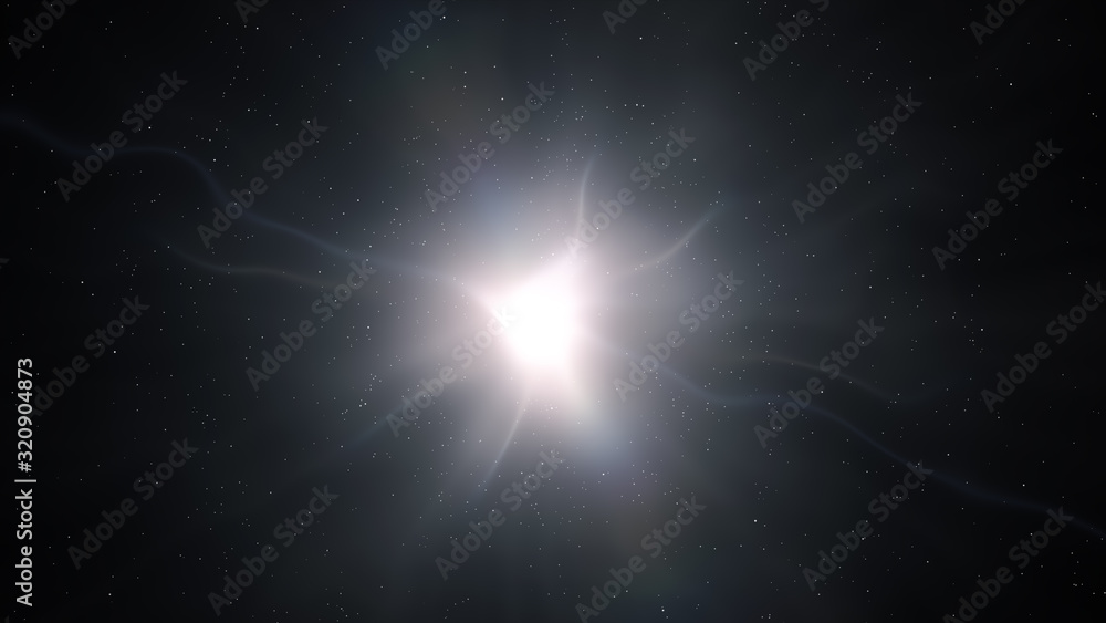 Poster abstract explosion background. exploding particles. north lights.