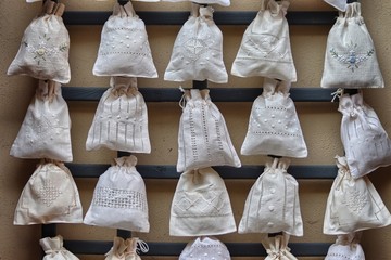 Bags with perfume for wardrobe
