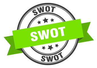 swot label. swotround band sign. swot stamp