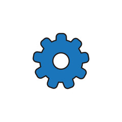 Vector gear icon design