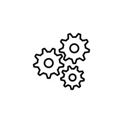 Vector gear icon design