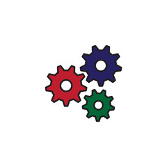 Vector gear icon design