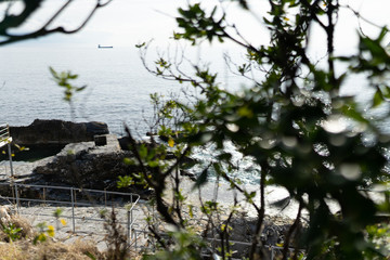 Genova Nervi is a rustic seaside Italian town in Italian Riviera