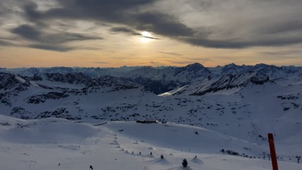 winter in the mountains