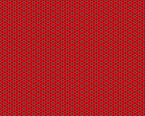 traditional asian red ans black pattern