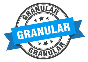 granular label. granularround band sign. granular stamp