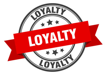 loyalty label. loyaltyround band sign. loyalty stamp