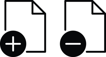 Add - Delete file icon