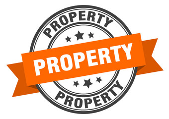 property label. propertyround band sign. property stamp