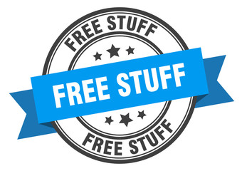 Obraz premium free stuff label. free stuffround band sign. free stuff stamp