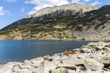 Landscape of Fish Banderitsa lake, Pirin Mountain, Bulgaria