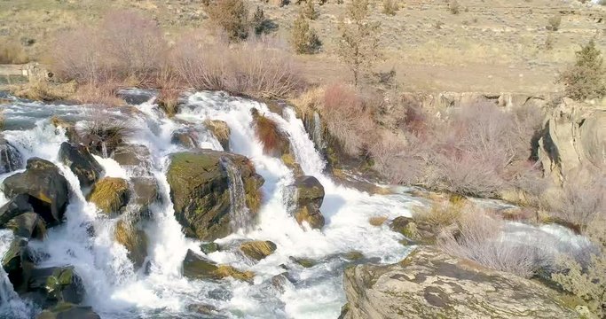 Cline Falls on the Deschutes River in Redmond Oregon, Bend 