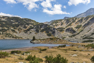Fototapeta na wymiar Landscape of Fish Banderitsa lake, Pirin Mountain, Bulgaria