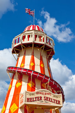 The Helter Skelter In The Queen Elizabeth Olympic Park In London