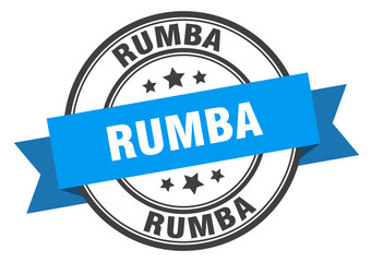 Obraz premium rumba label. rumbaround band sign. rumba stamp