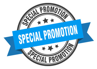 special promotion label. special promotionround band sign. special promotion stamp