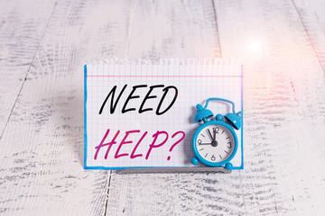 Word writing text Need Helpquestion. Business photo showcasing to give or provide what is necessary...