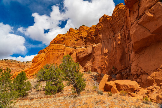 Clouds and Sandstone in Kodachrome Basin