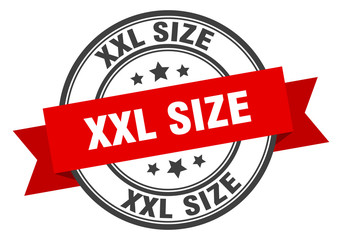 xxl size label. xxl sizeround band sign. xxl size stamp
