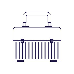 tools box icon, flat design