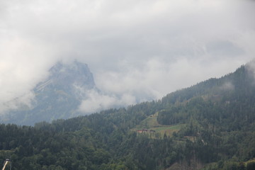 panoramic view of the mountains