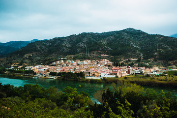Fototapeta na wymiar view of the town in montenegro