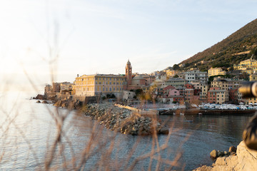 Genova Nervi is a rustic seaside Italian town in Italian Riviera