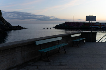 Genova Nervi is a rustic seaside Italian town in Italian Riviera