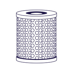 car air filter icon, flat design