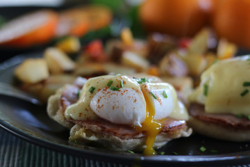 Eggs Benedict - Closeup