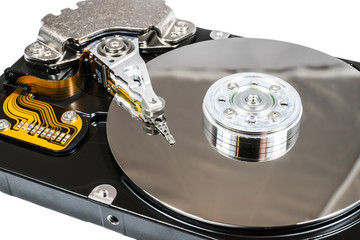 Offene HDD Festplatte