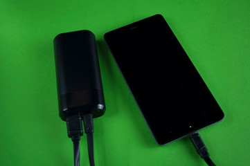 mobile phone and power bank