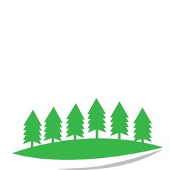 cedar tree logo vector