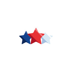 Isolated usa stars vector design