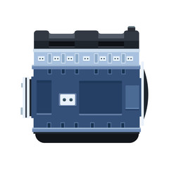 car motor icon, colorful design