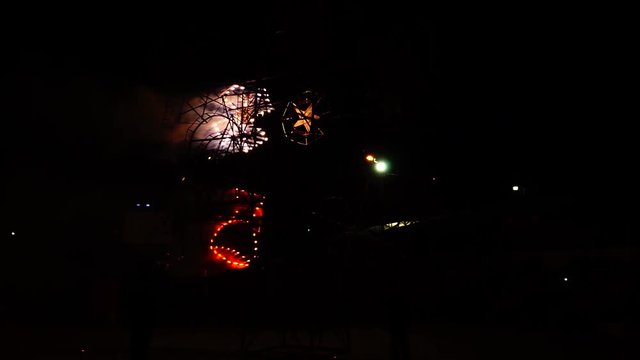 Fireworks in Ecuador