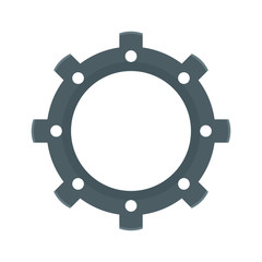 Obraz premium gear wheel icon, colorful design