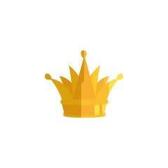 Isolated royal crown vector design