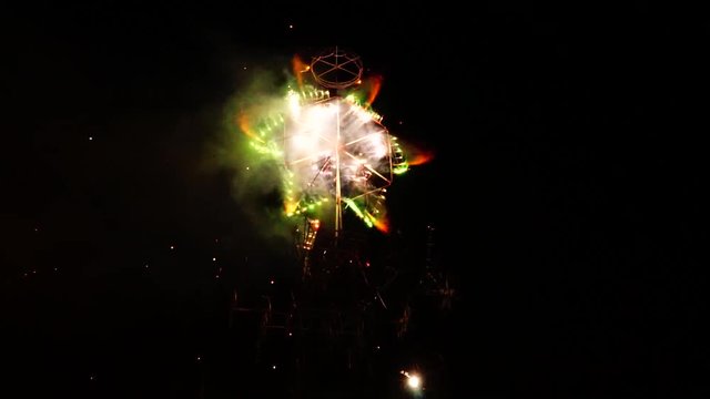 Fireworks in Ecuador