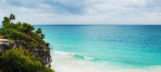 Naklejka premium Beautiful Tulum, Mexico
