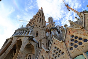 Cathedral of La Sagrada Familia. It is designed by architect Antonio Gaudi and is being built since...