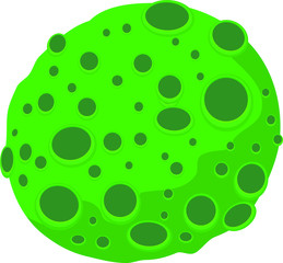 Virus cell vector icon