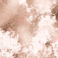 Vector copper grunge background with bronze metallic texture. 