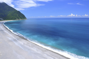 High angle shot of Qingshui Cliff Sioulin