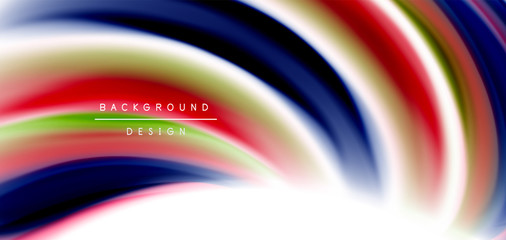 Silk smooth lines on white, liquid fluid color waves. Vector Illustrations For Wallpaper, Banner, Background, Card, Book, Illustration, landing page, cover, placard, poster, banner, flyer, design