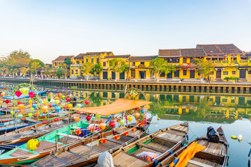 Hoi An ancient town which is a very famous destination for tourists.