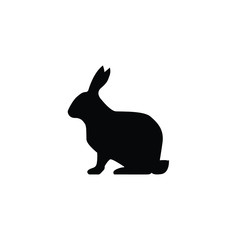 Fototapeta premium Rabbit Silhouette