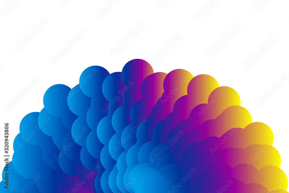 Poster gradient fluid abstract pattern background.